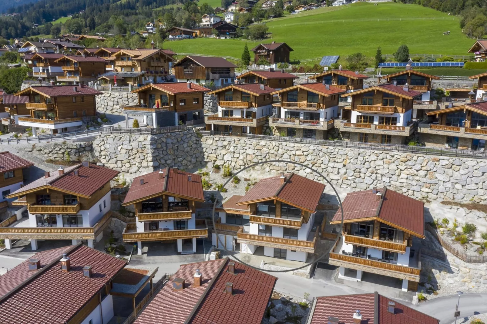 Nationalpark Chalet Mittereggspitze-Buitenkant zomer