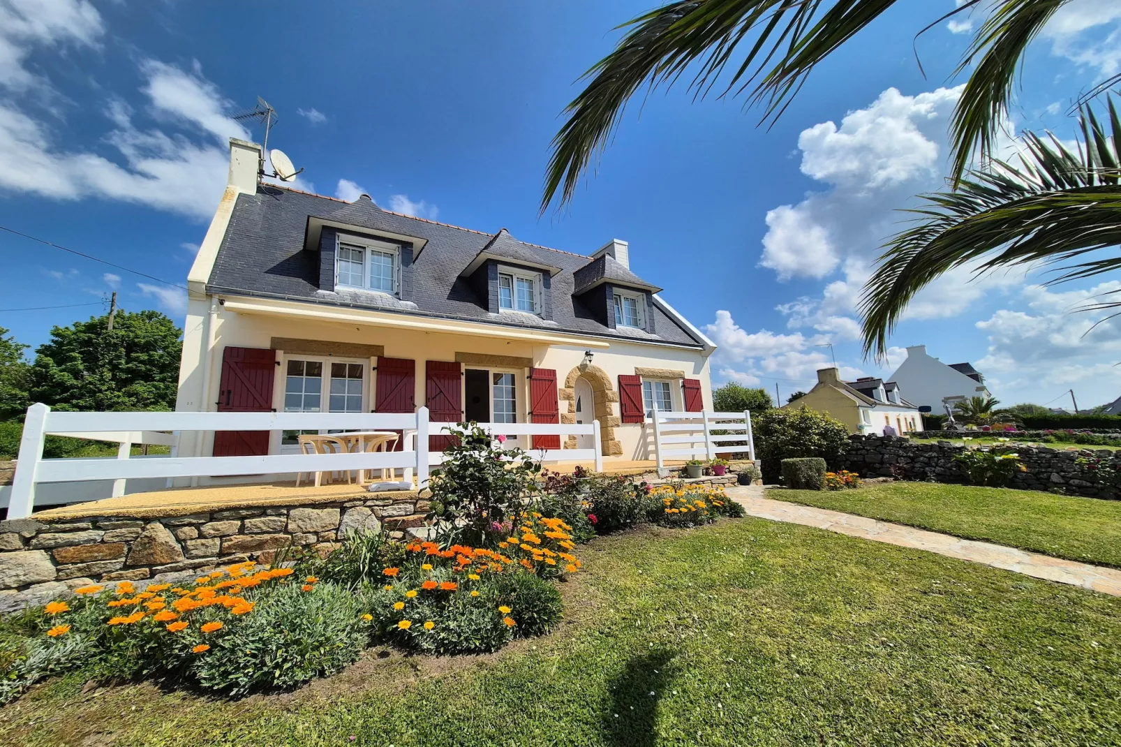 Holiday home Plouhinec-Buitenkant zomer