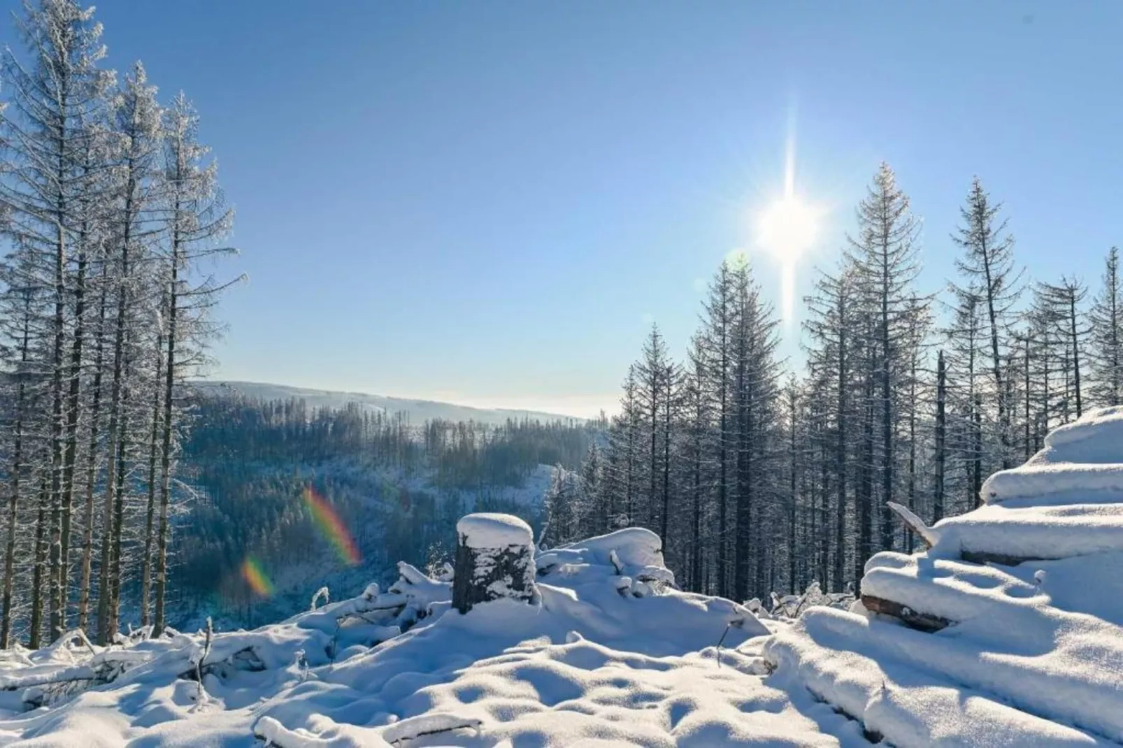 Kamschlacken-Gebied winter 20km