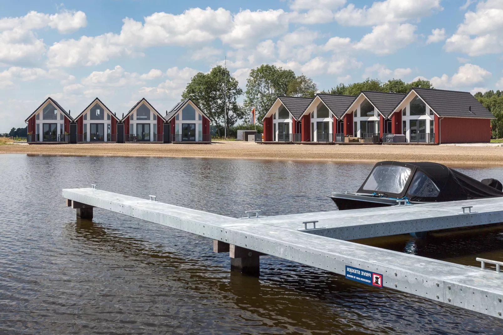 Waterpark Langelille 1-Gebieden zomer 1km