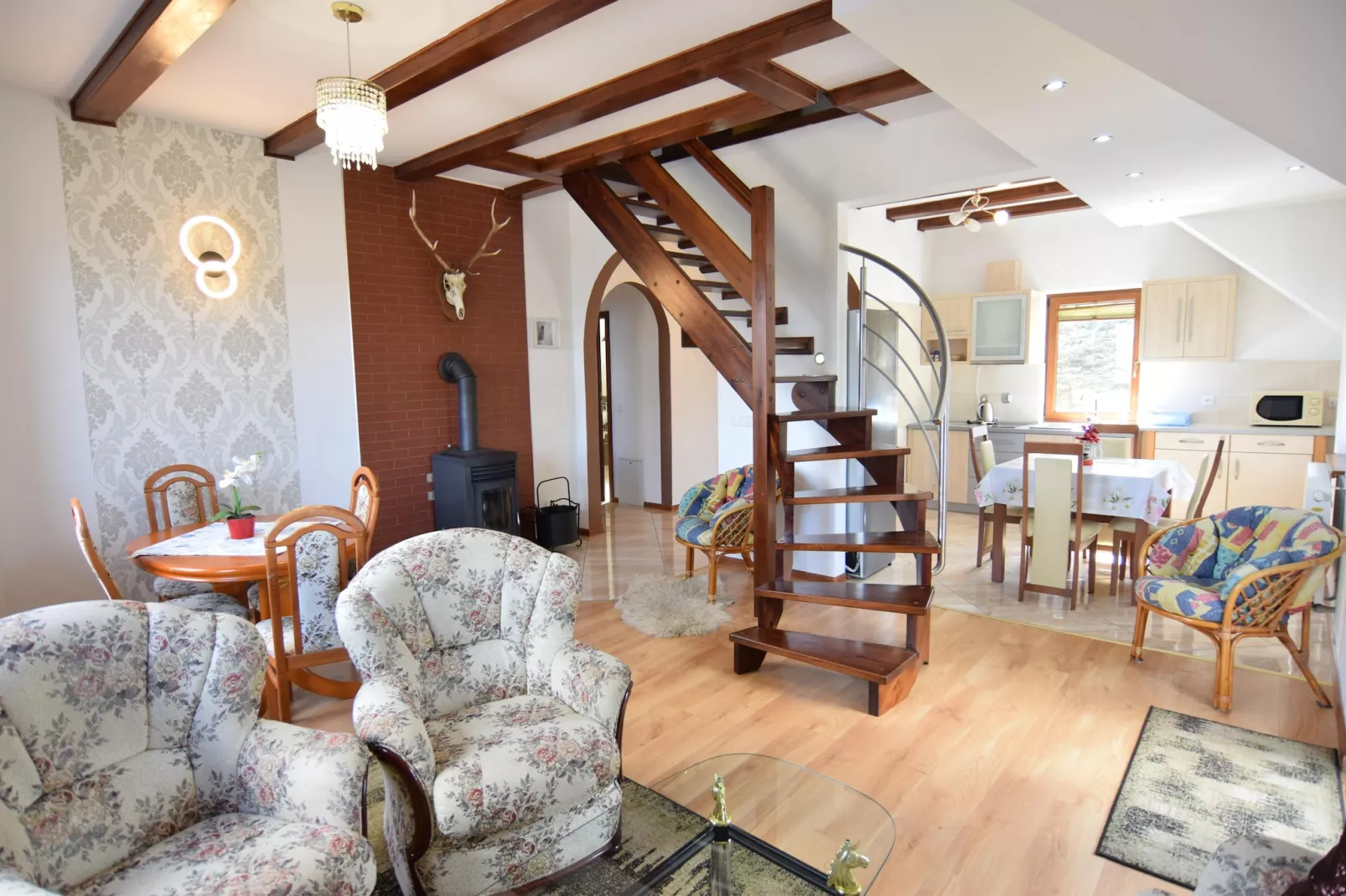 Holiday flat in Kiedrowice-Woonkamer