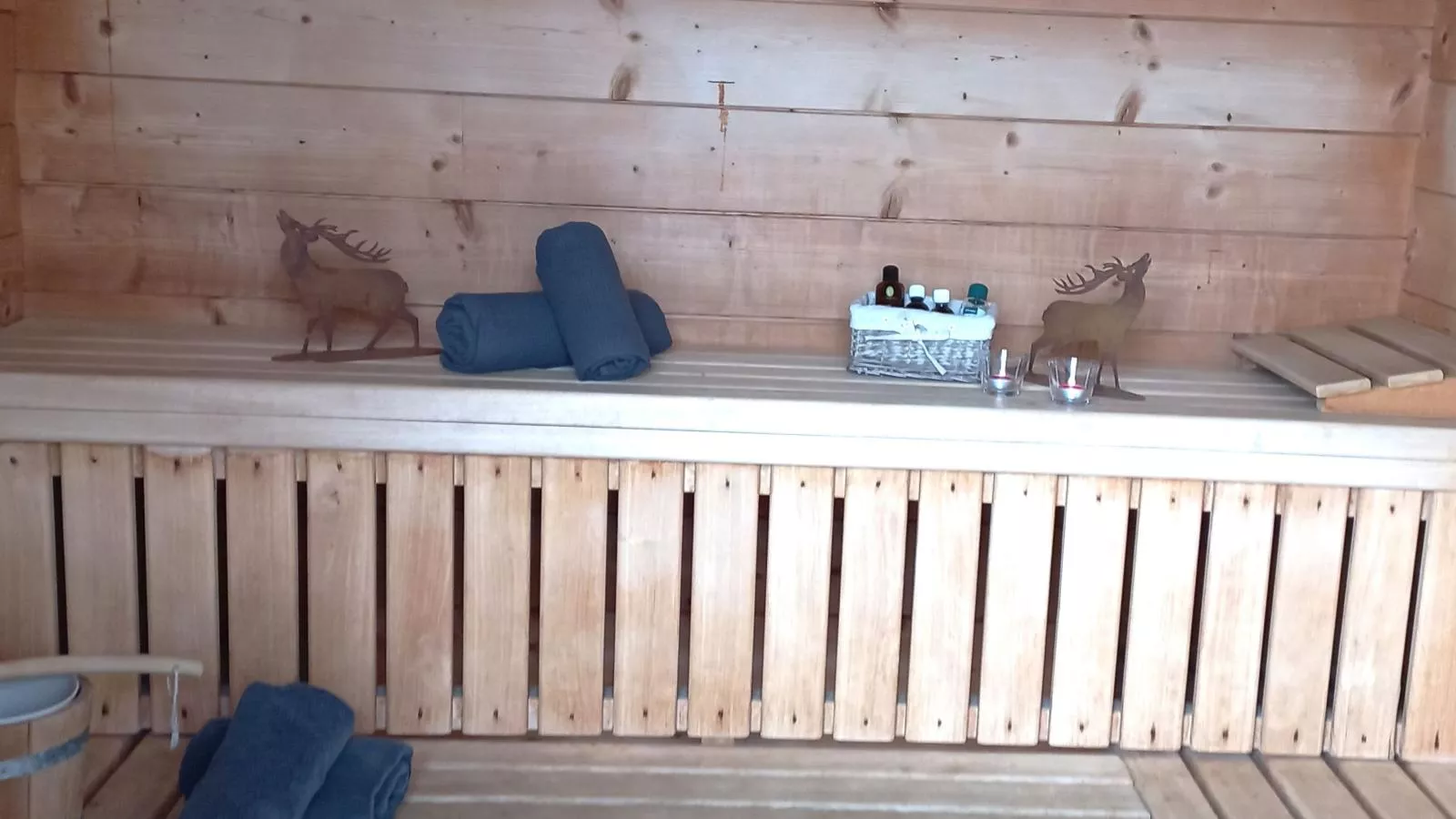 Lisa und Emely-Sauna