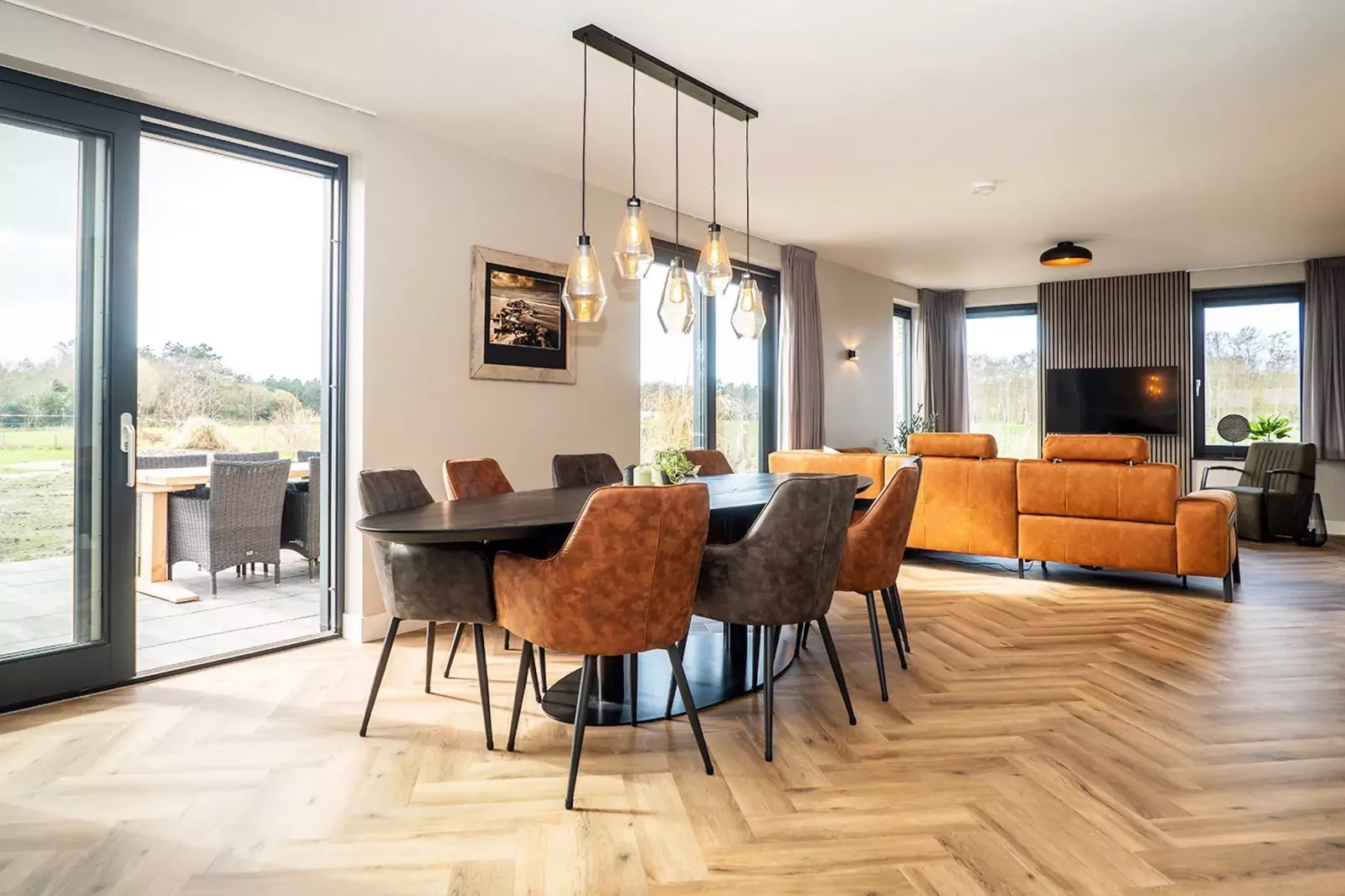 Vakantiepark 't Eibernest Texel 8-Woonkamer