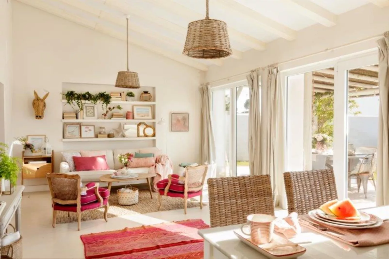 Casa Tecolote-Woonkamer