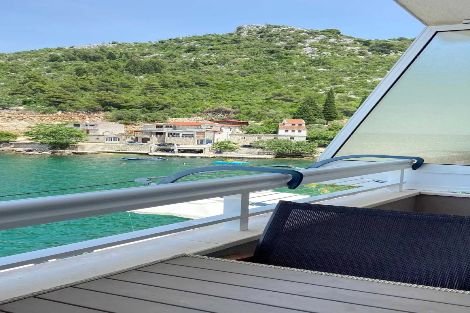 Apartments Tiho & Jelena- One Bedroom Apartment with Balcony and Sea View (Maestral)-Uitzicht
