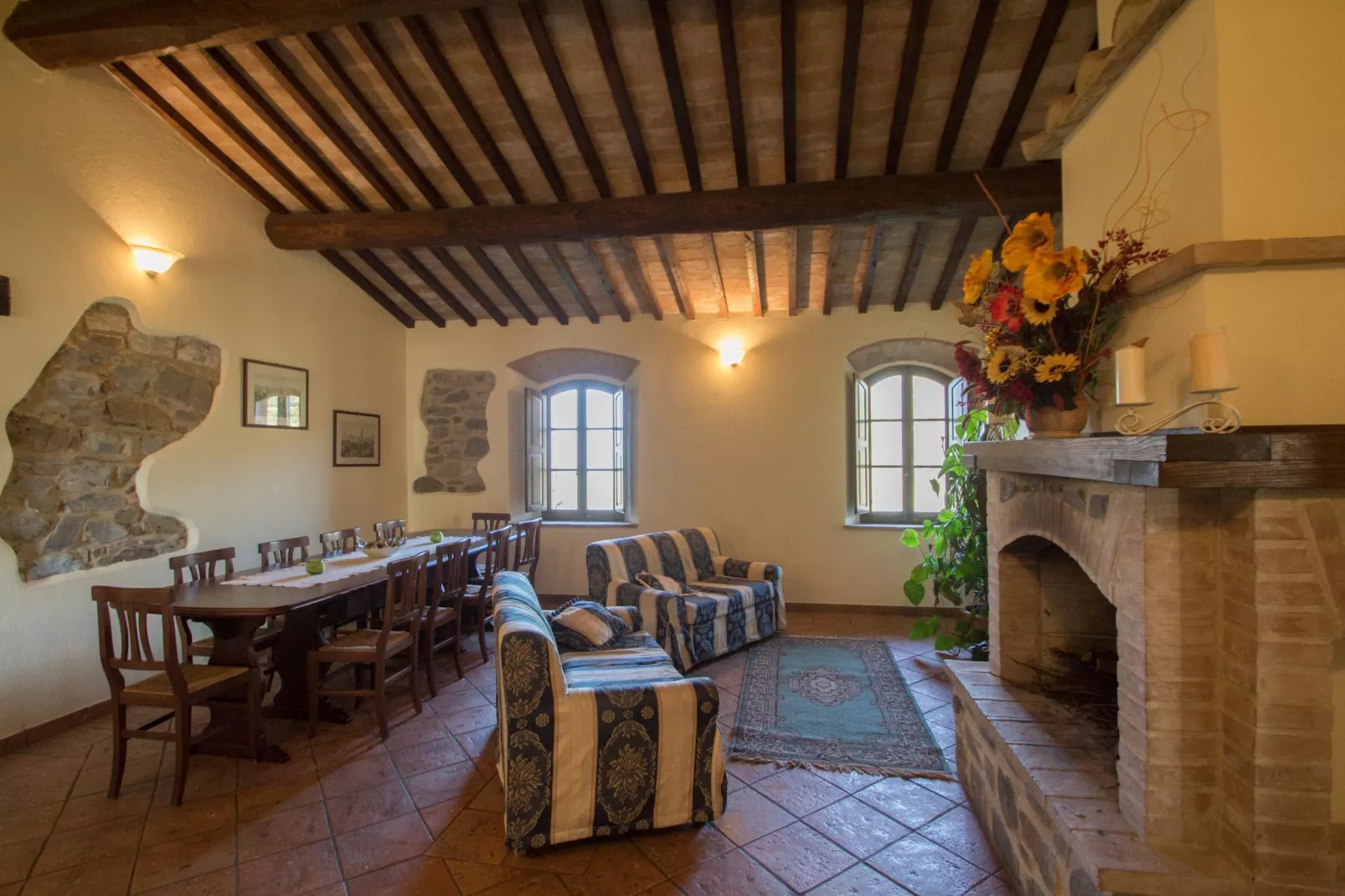 Villa Montecucco-Woonkamer