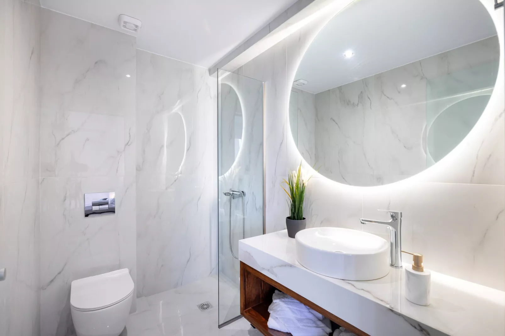 Creta Sun, 102 Studio City View-Badkamer