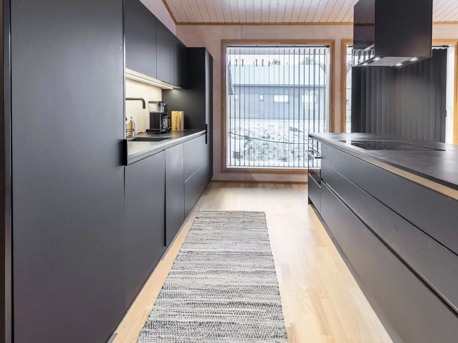 Villa plywood-Binnen