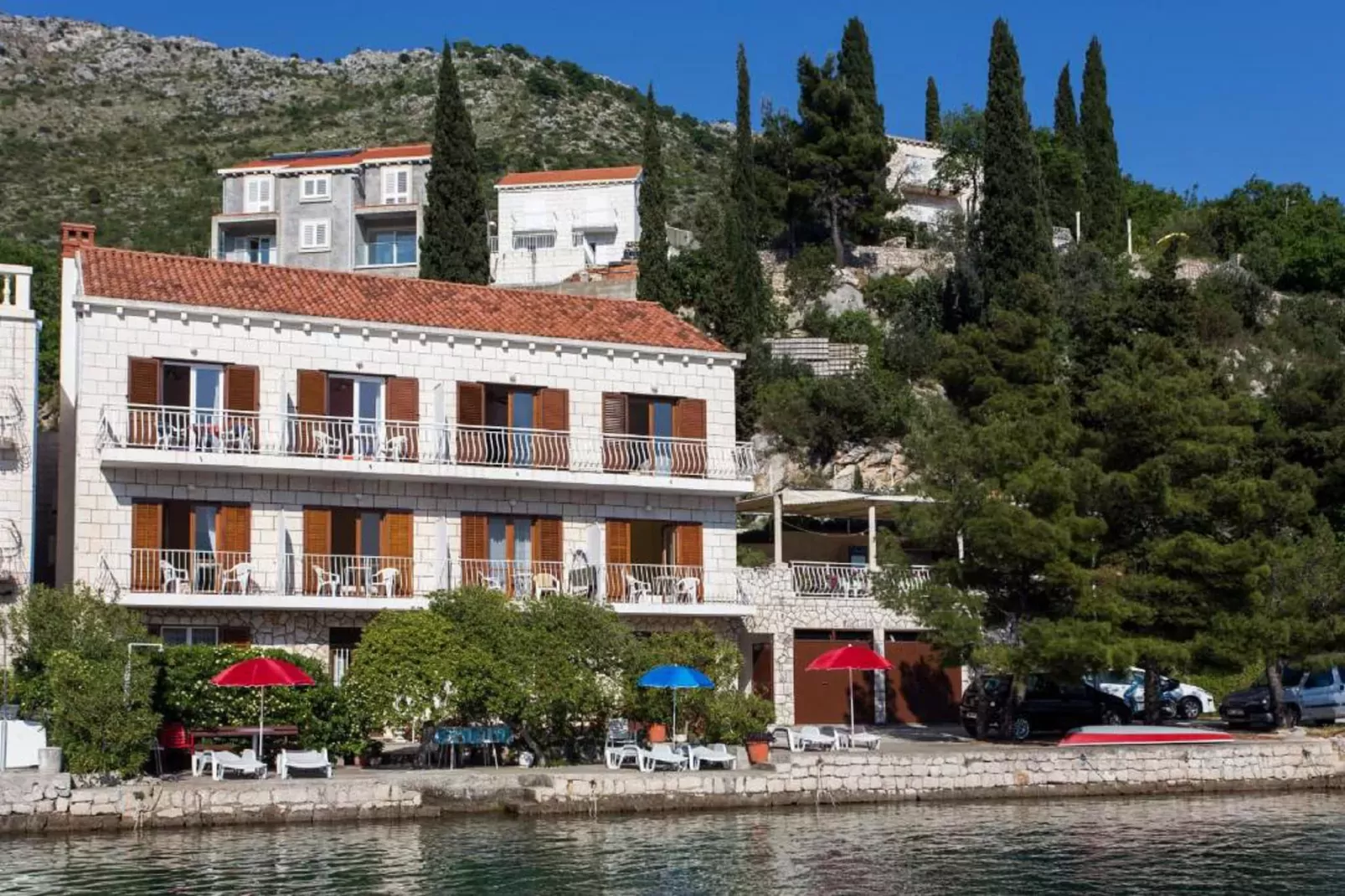 Villa Malfi-Studio Apartment with Balcony and Sea View (A2)-Buitenlucht