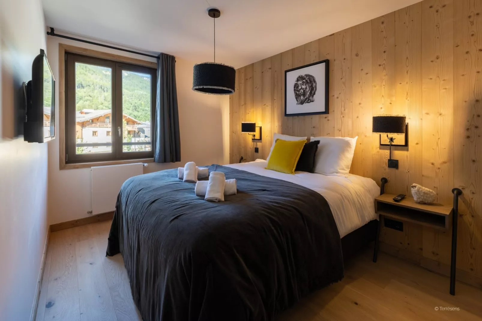SERRE CHEVALIER Le Cristal Lodge-A38P-Slaapkamer
