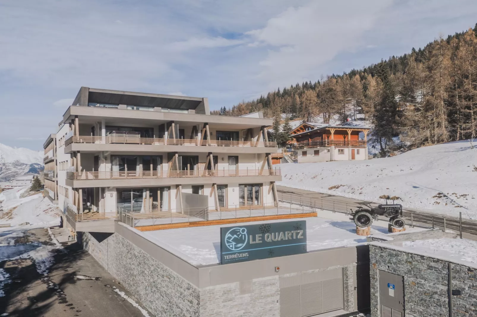 Résidence PLAN PEISEY Le Quartz -A24S-Exterieur winter