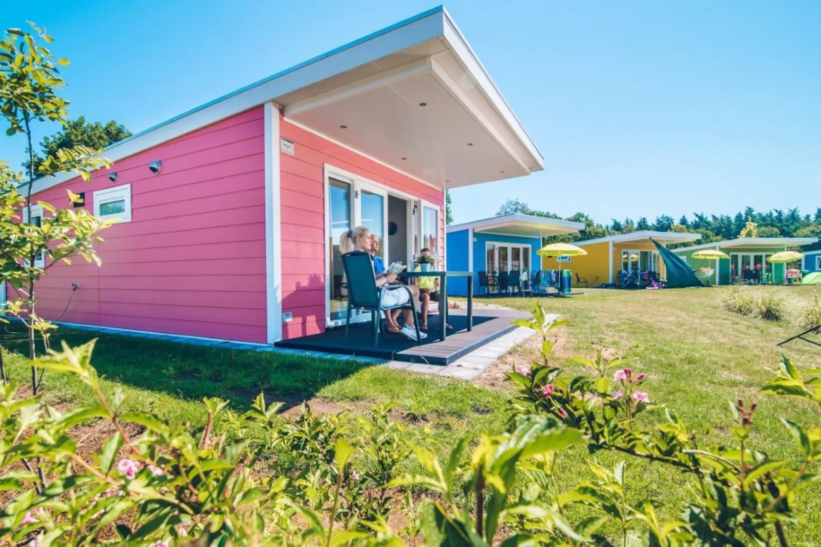 Valley Chalet | 2 - 4 people-Buitenkant zomer