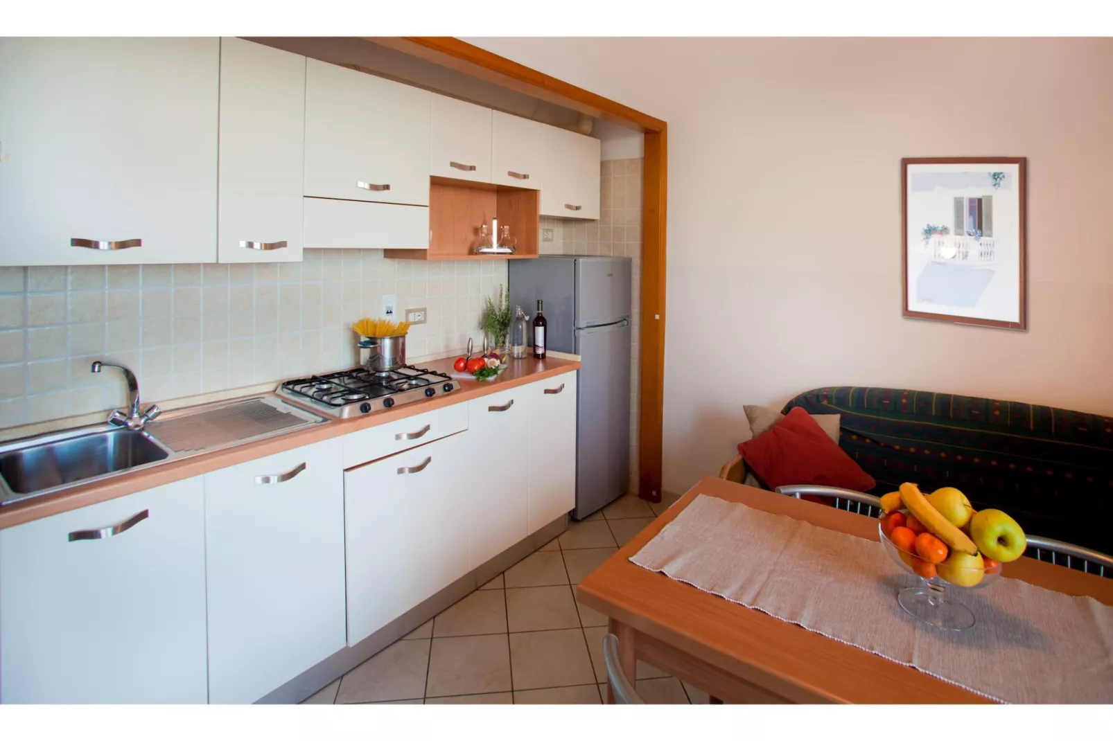 RESIDENCE SANT'ANNA TWO-ROOM APARTMENT 4 PAX B4-Keuken