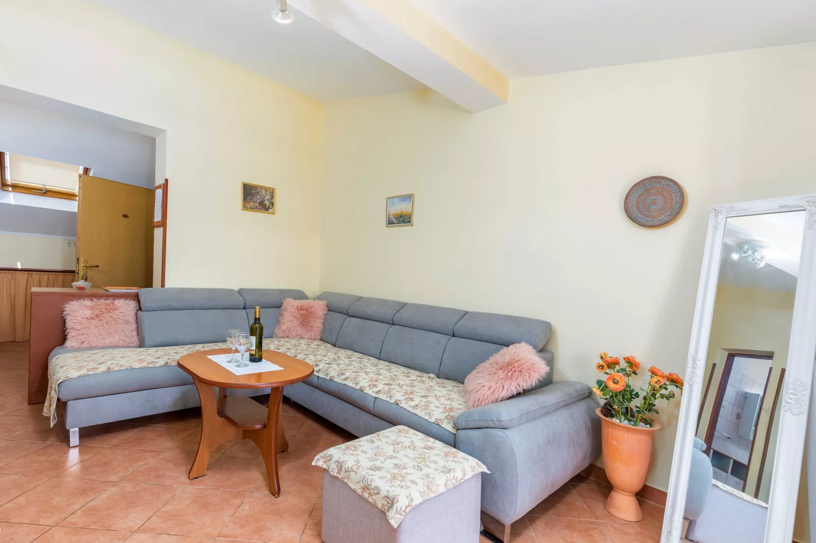 Villa Nada - Apartment A2-Woonkamer