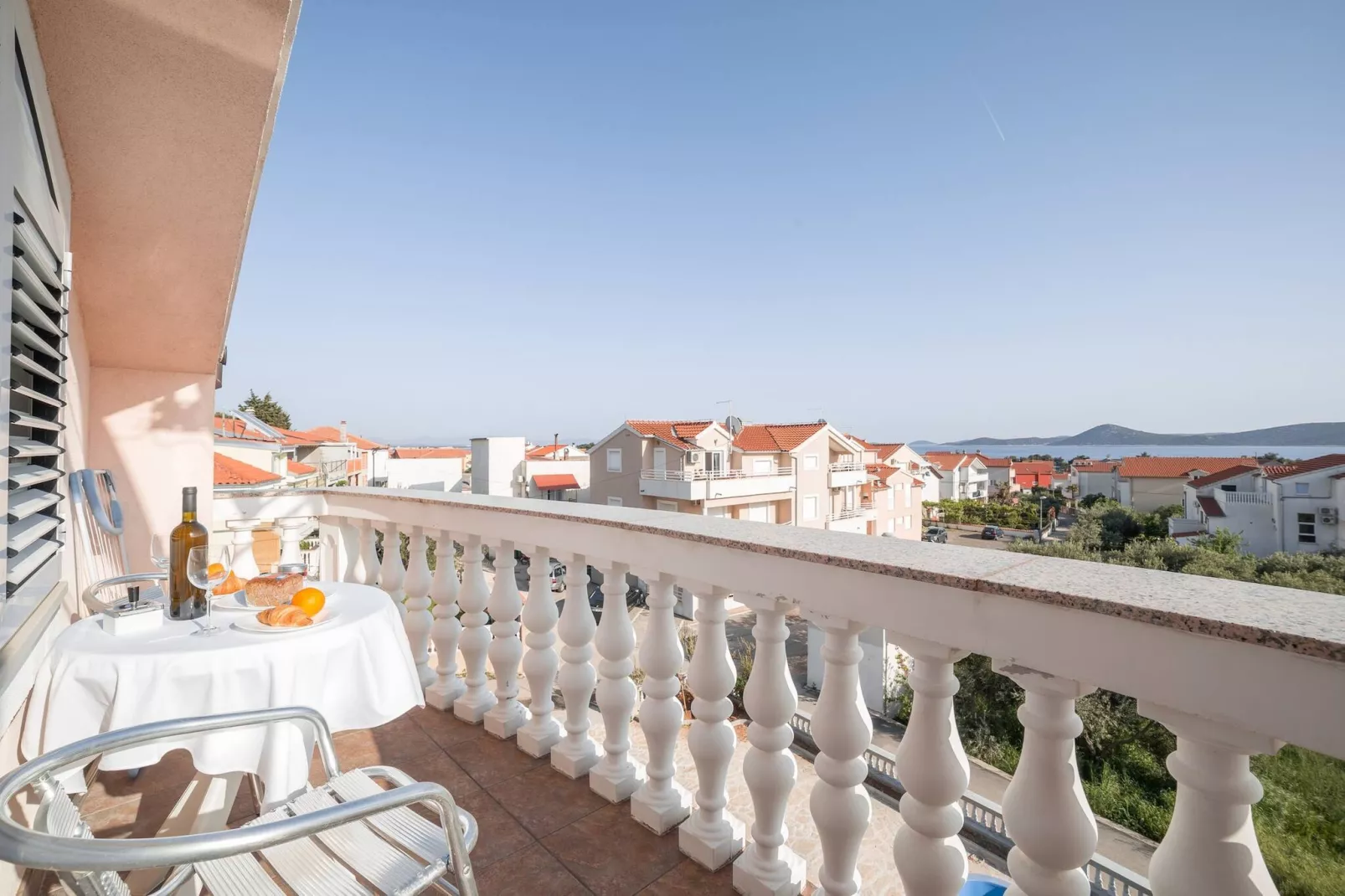 Apartments Nikol - one bedroom apartment A5-Terrasbalkon