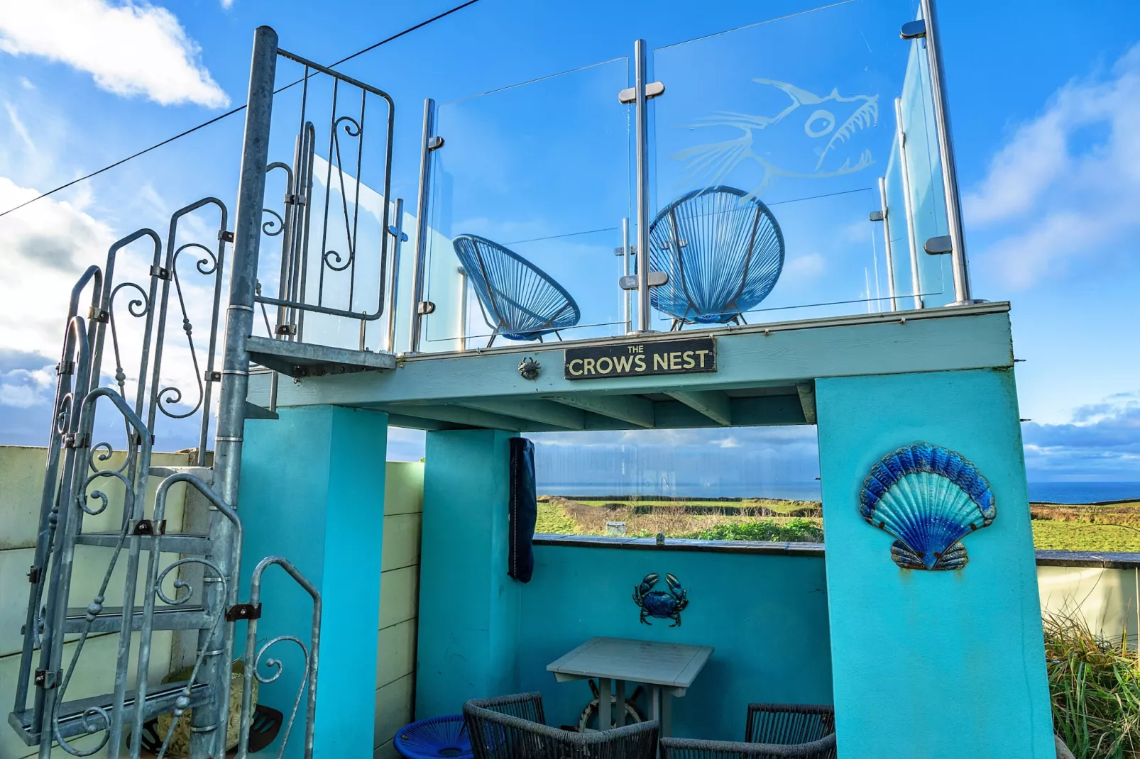 Treknow Summerhut-Terrasbalkon