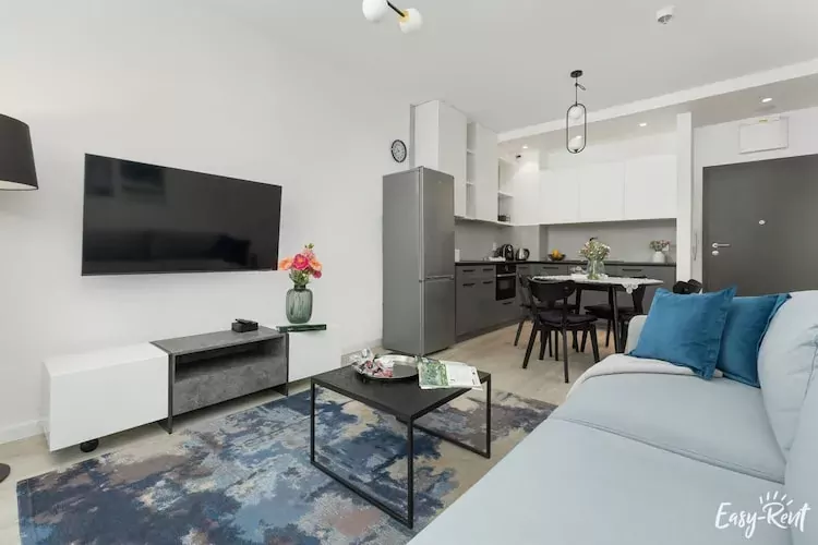 Apartament Szczecińska 3/206 Niechorze-Woonkamer
