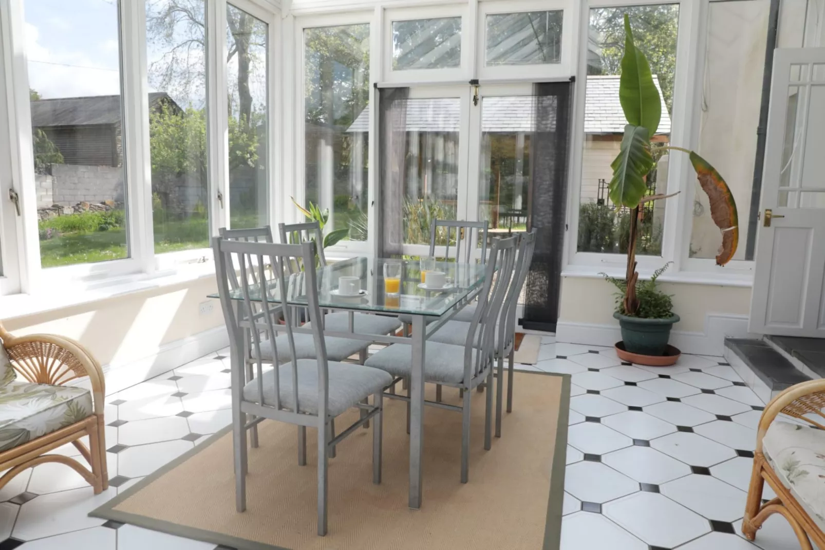 Buckland House-Terrasbalkon