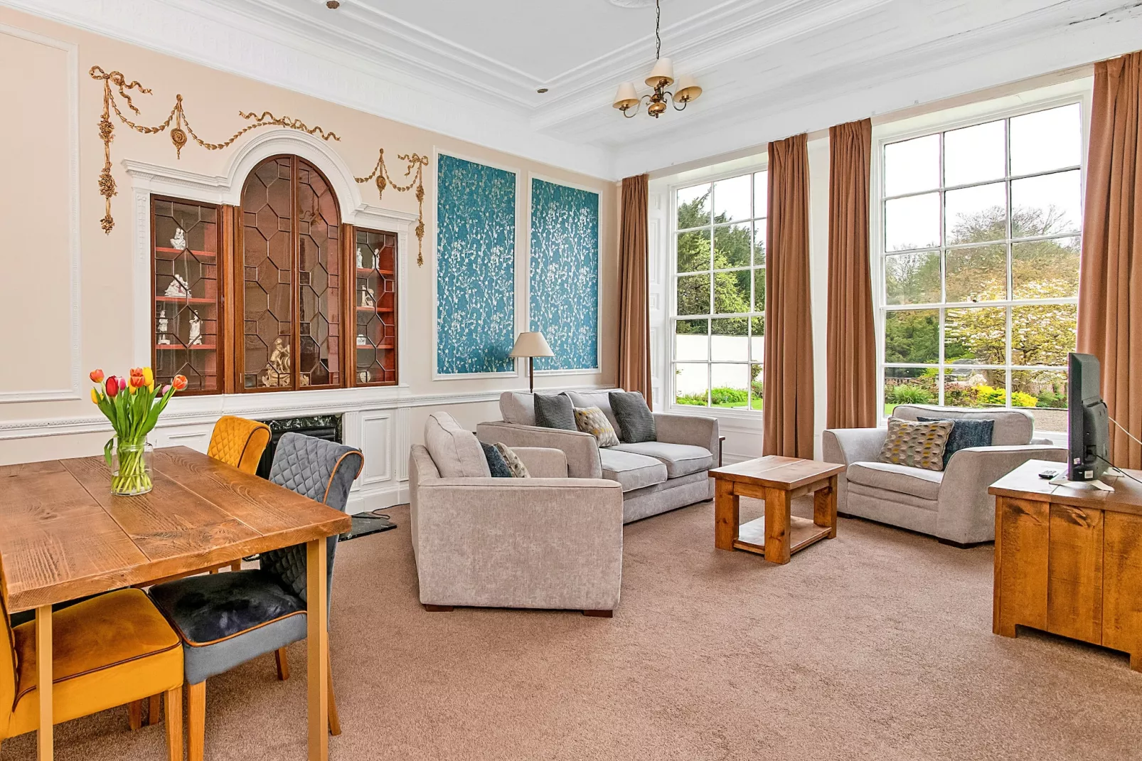 Hambleton Hall Apt-Woonkamer