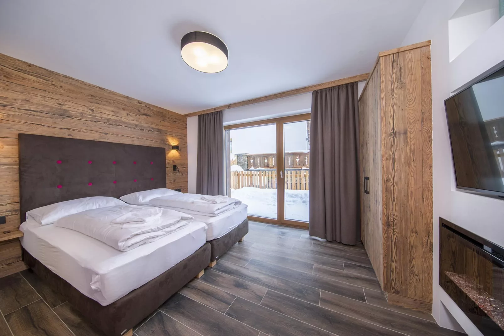 Nationalpark Chalet Kristallwand-Slaapkamer