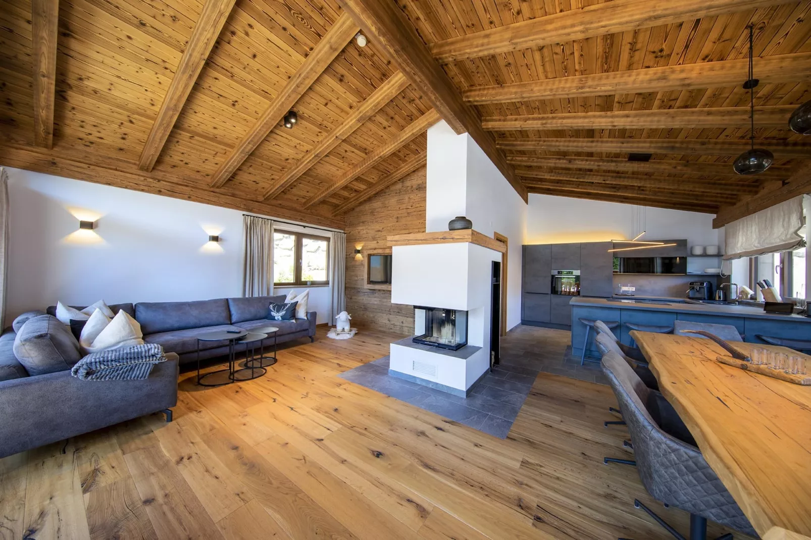Nationalpark Chalet Mittereggspitze-Woonkamer