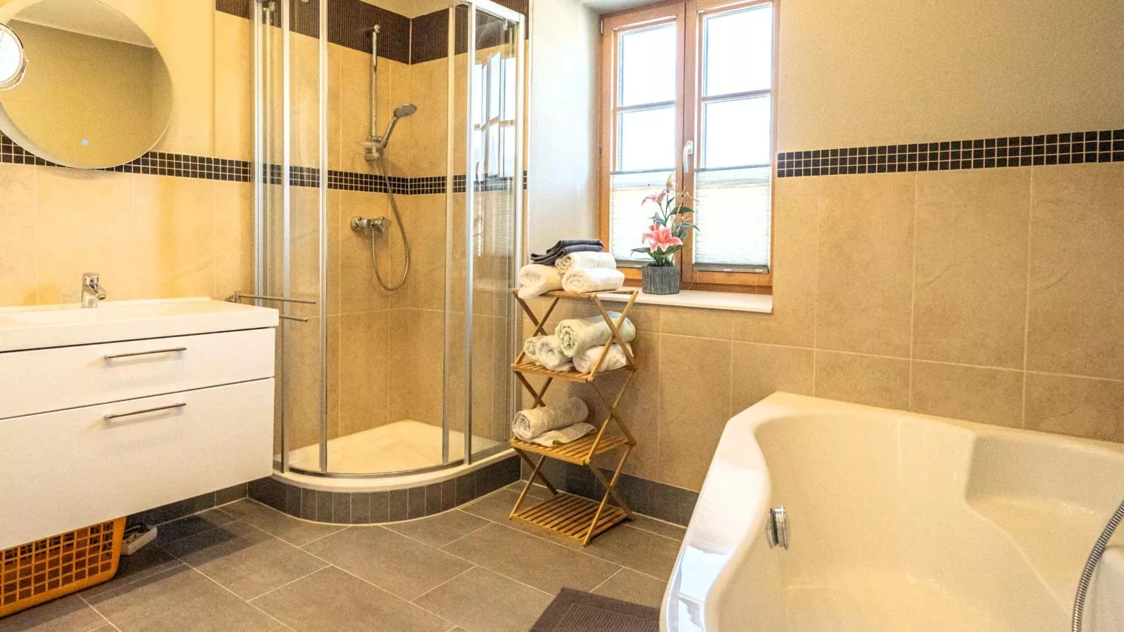Residenz Aichwaldsee-Badkamer
