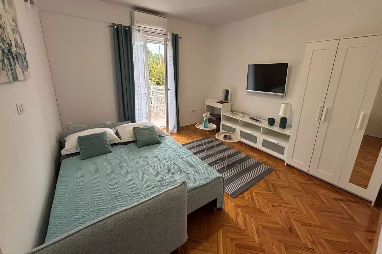 Apartmani Vela Makarska - Classic One Bedroom Apartment-Woonkamer