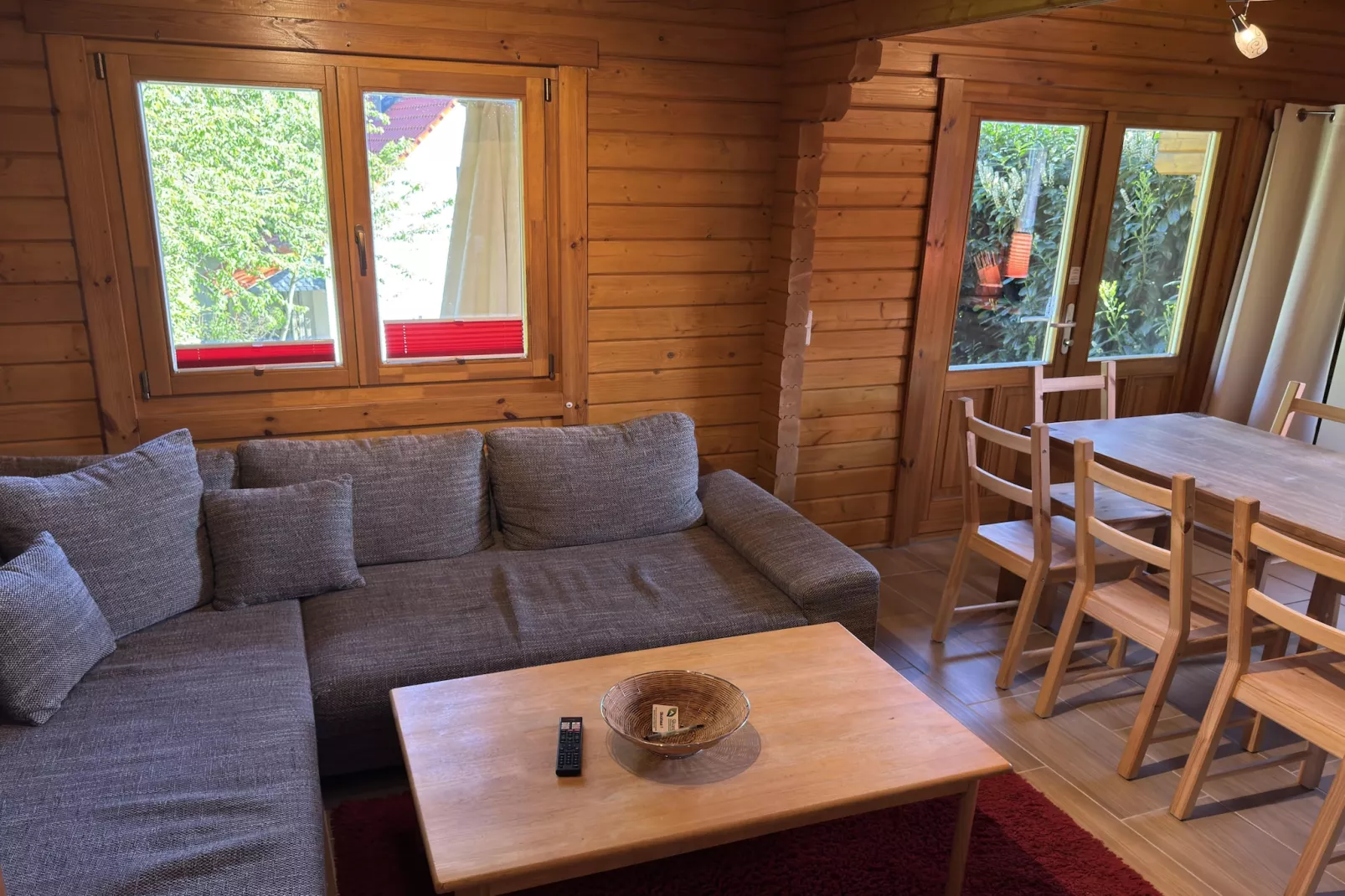 Blockhaus II-Woonkamer