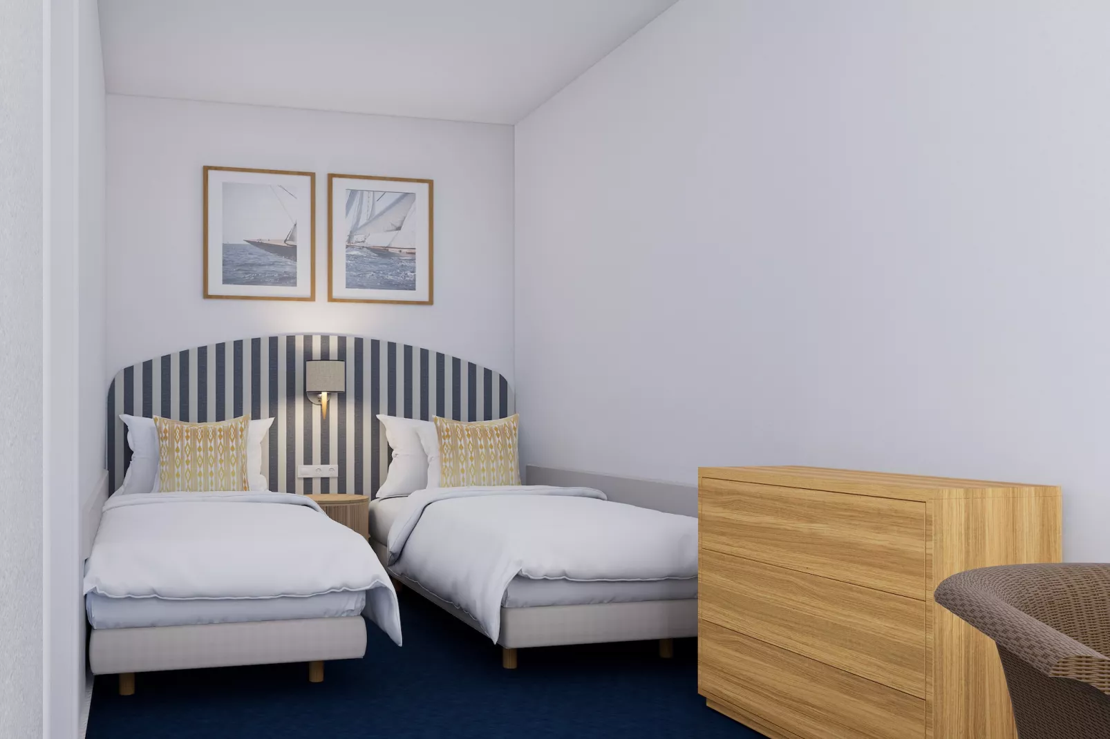 IFA Binz Ferienpark -2 Raum App 39 qm-Slaapkamer