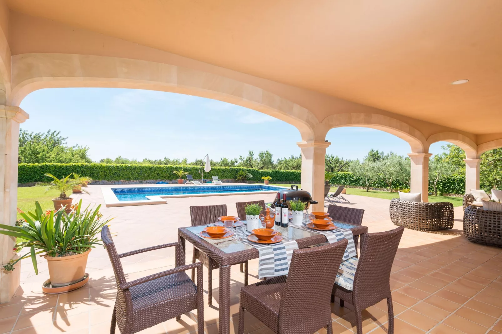 Can Bielet-Terrasbalkon