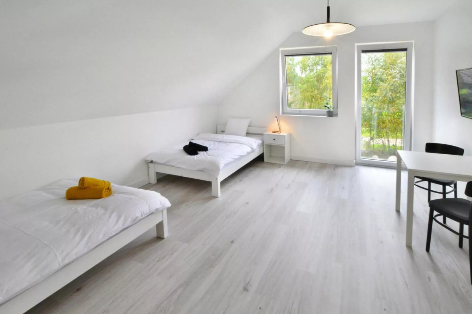 Dom wakacyjny w Mielenku dla 6 osób-Slaapkamer