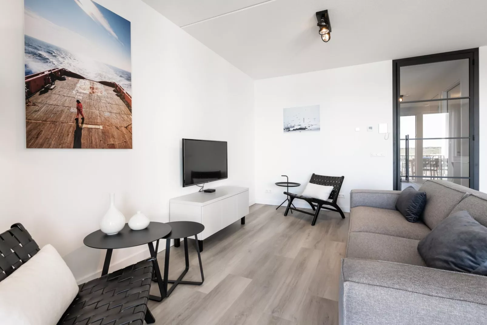 Harbour Loft 1E Résidence Marina havenzicht-Woonkamer