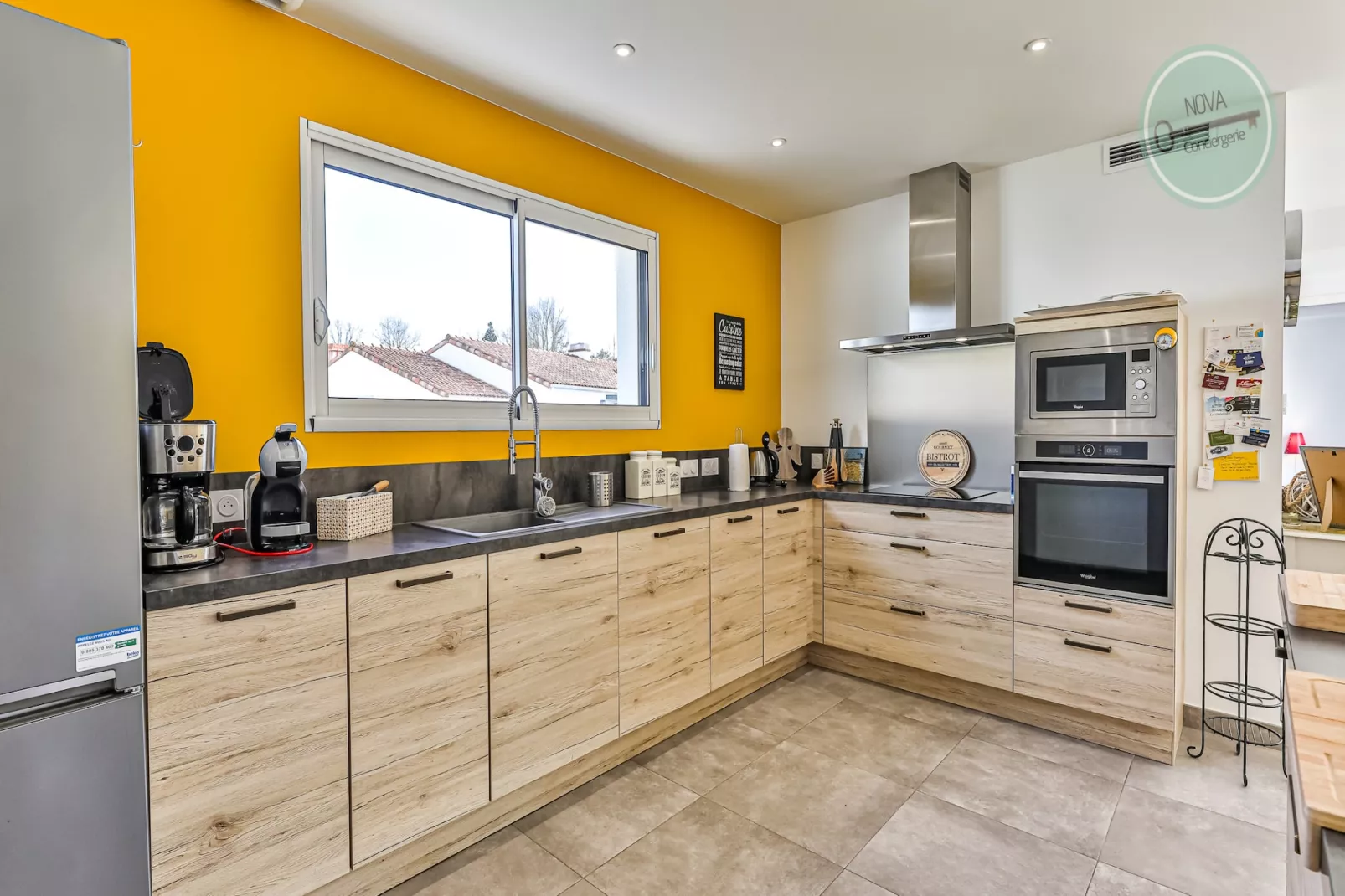 Villa la Fleur des Dunes-Keuken