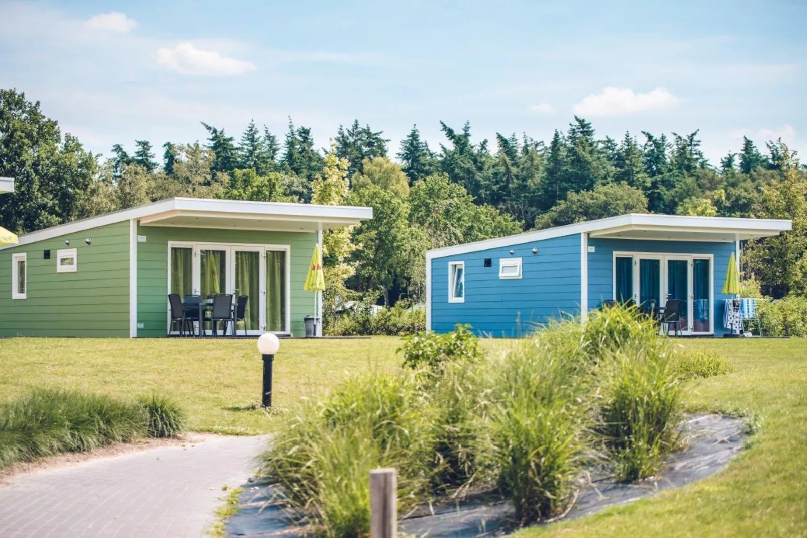 Valley Chalet | 2 - 4 people-Buitenkant zomer