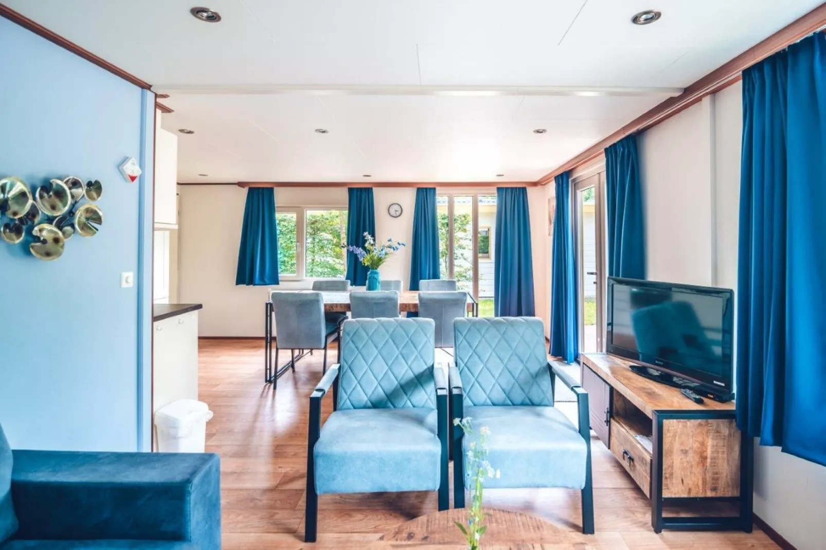 Bungalow Chalet+ | 2 - 6 people-Woonkamer