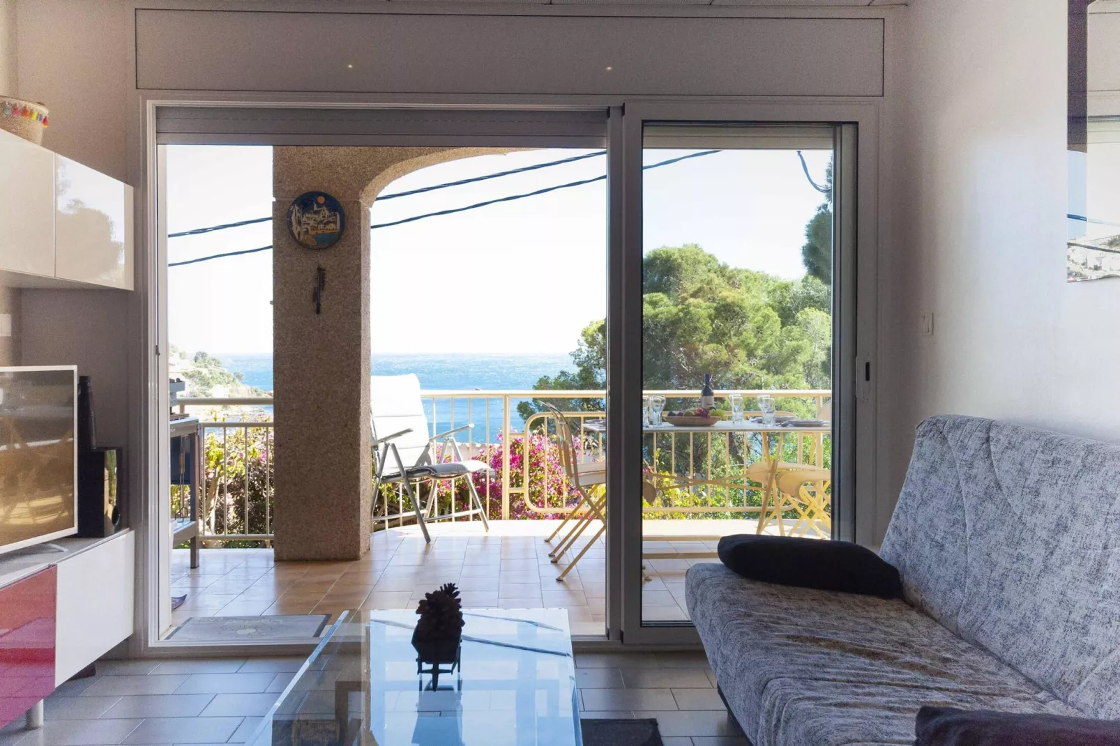 1233 VILA NEUS con piscina-Woonkamer