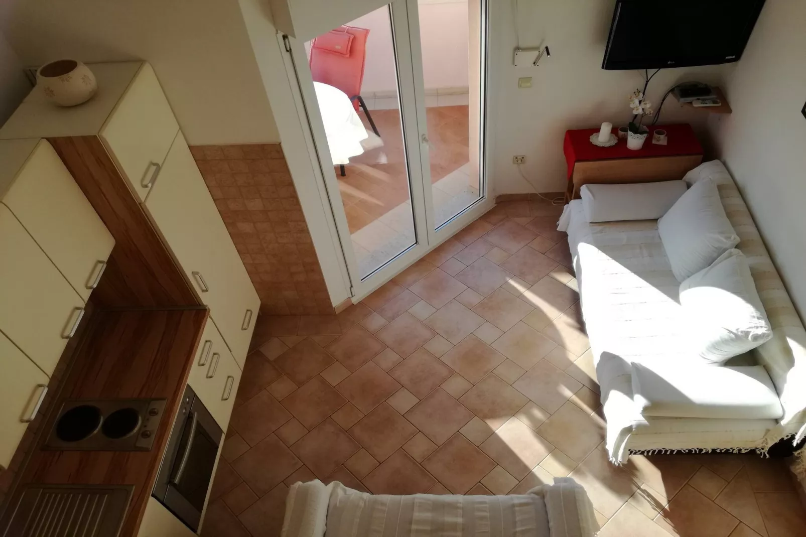 Apartments Marijana - one bedroom apartment A2-Woonkamer