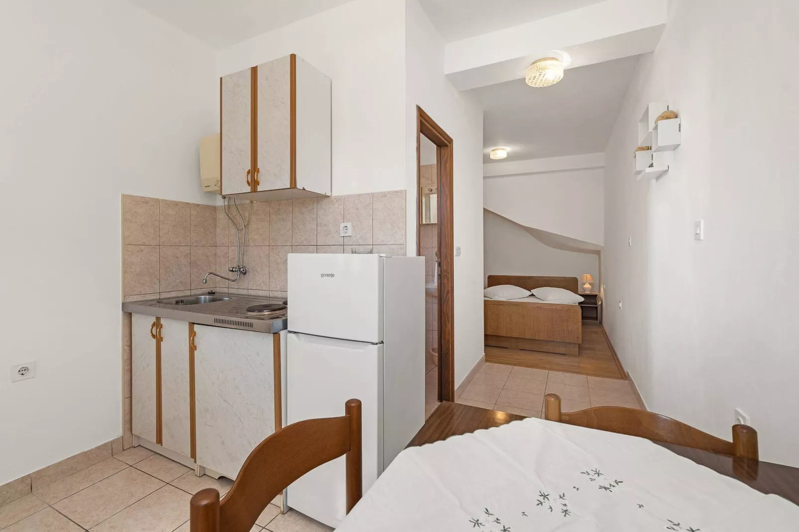 Apartments Jagoda - studio apartment-Slaapkamer