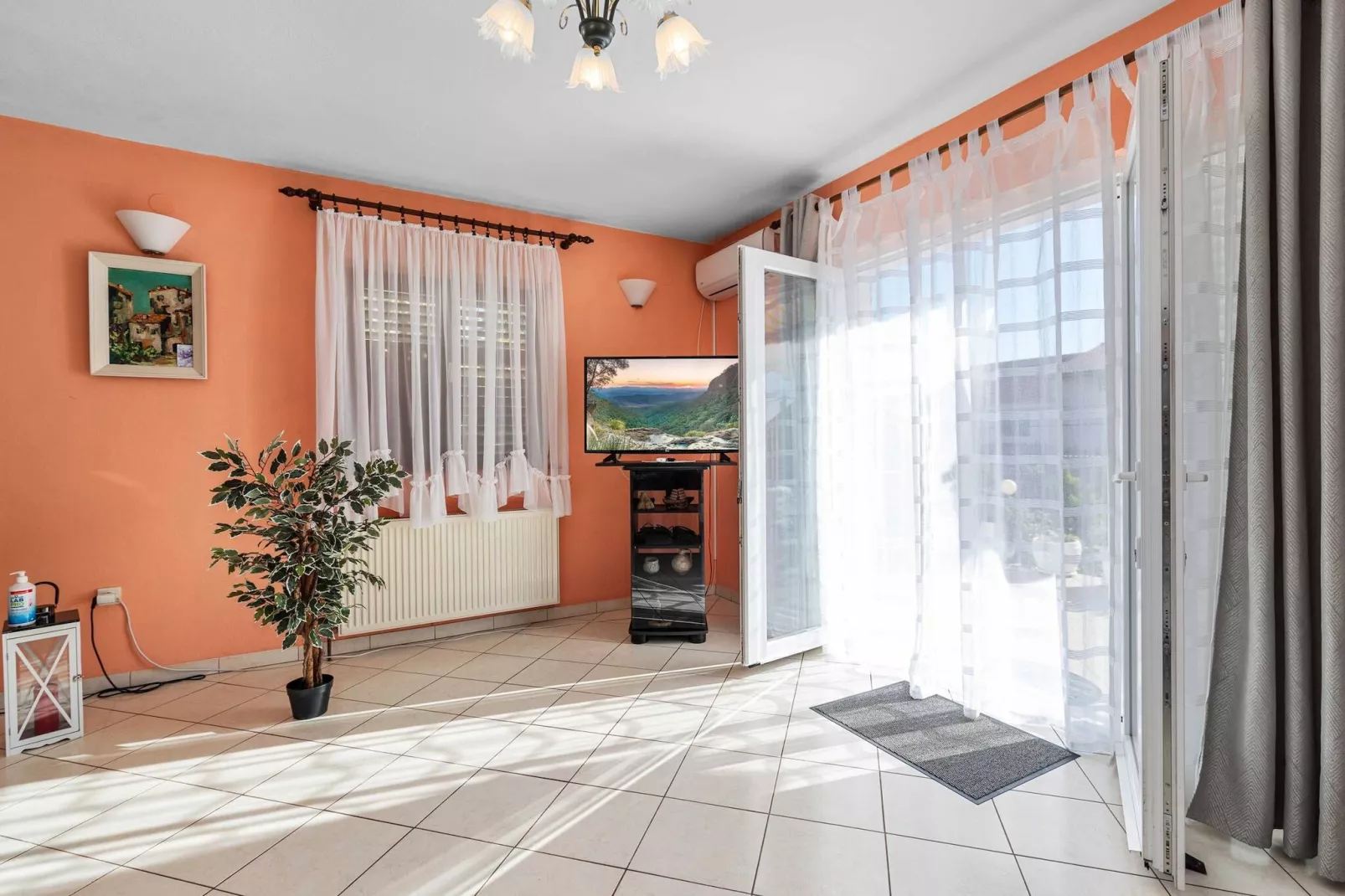 Apartments Barbarella - Two Bedroom Apartment A1-Woonkamer