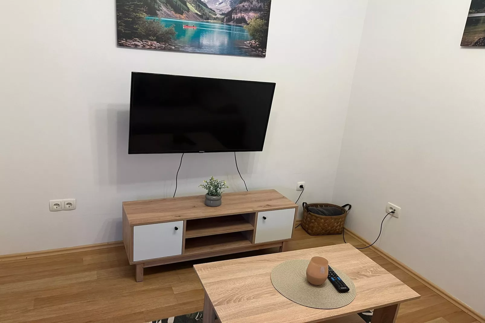 Apartments Sun Rogoznica - A2-Woonkamer