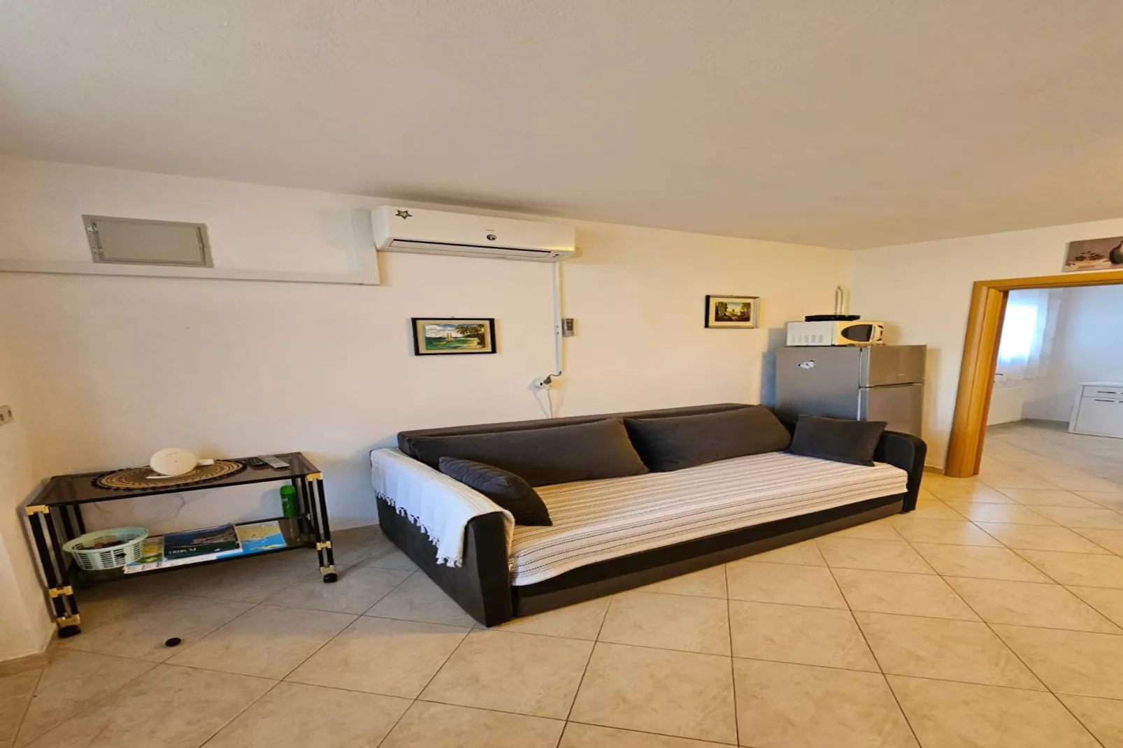 Apartments Olga - one bedroom apartment A1-Woonkamer