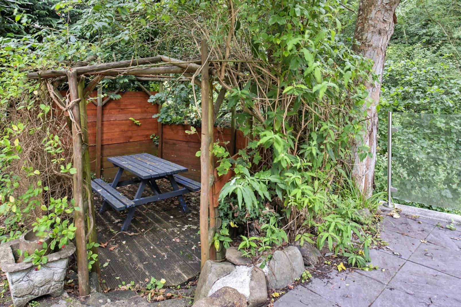 Nant Cottage-Tuinen zomer