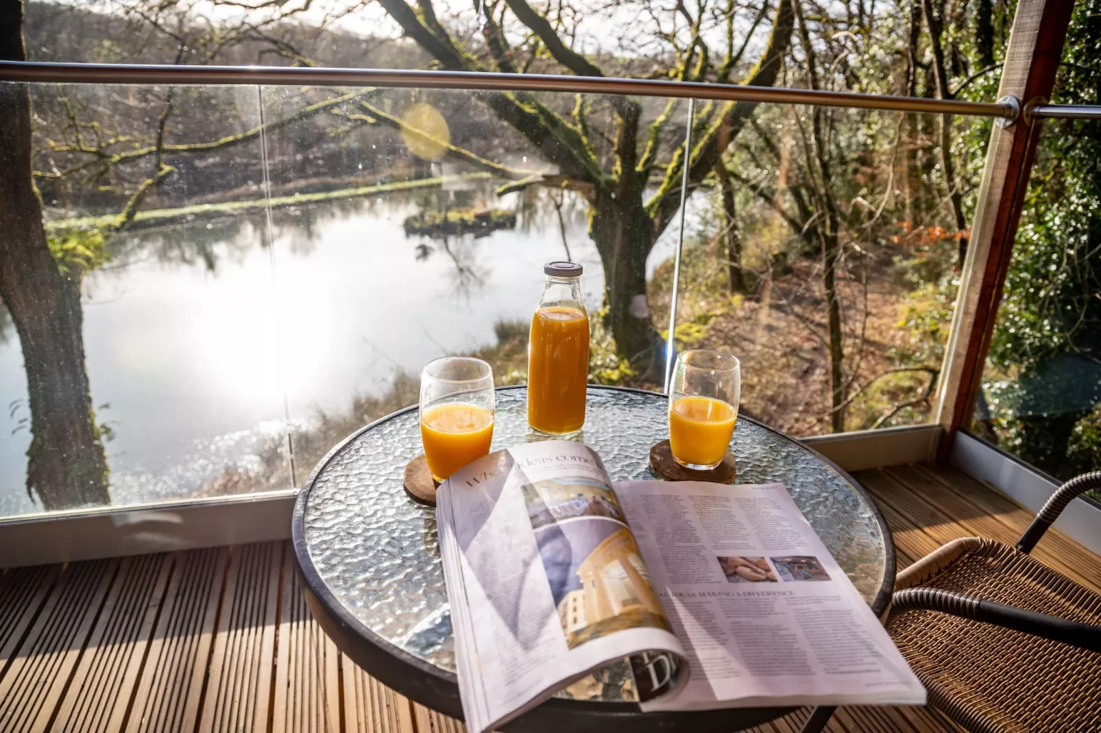 Yeworthy Eco-Treehouse-Terrasbalkon
