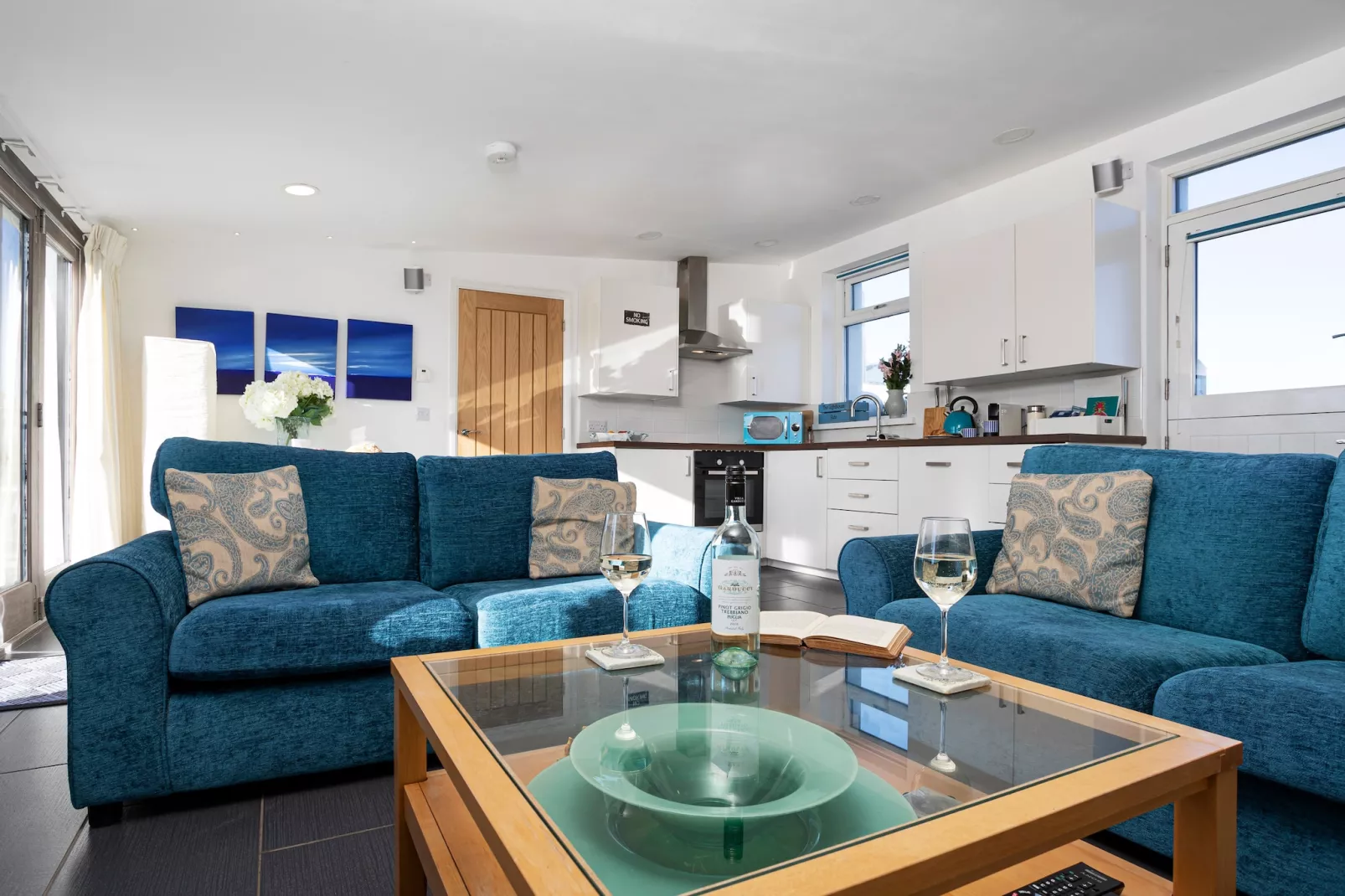 Walney Island Lighthouse-Woonkamer