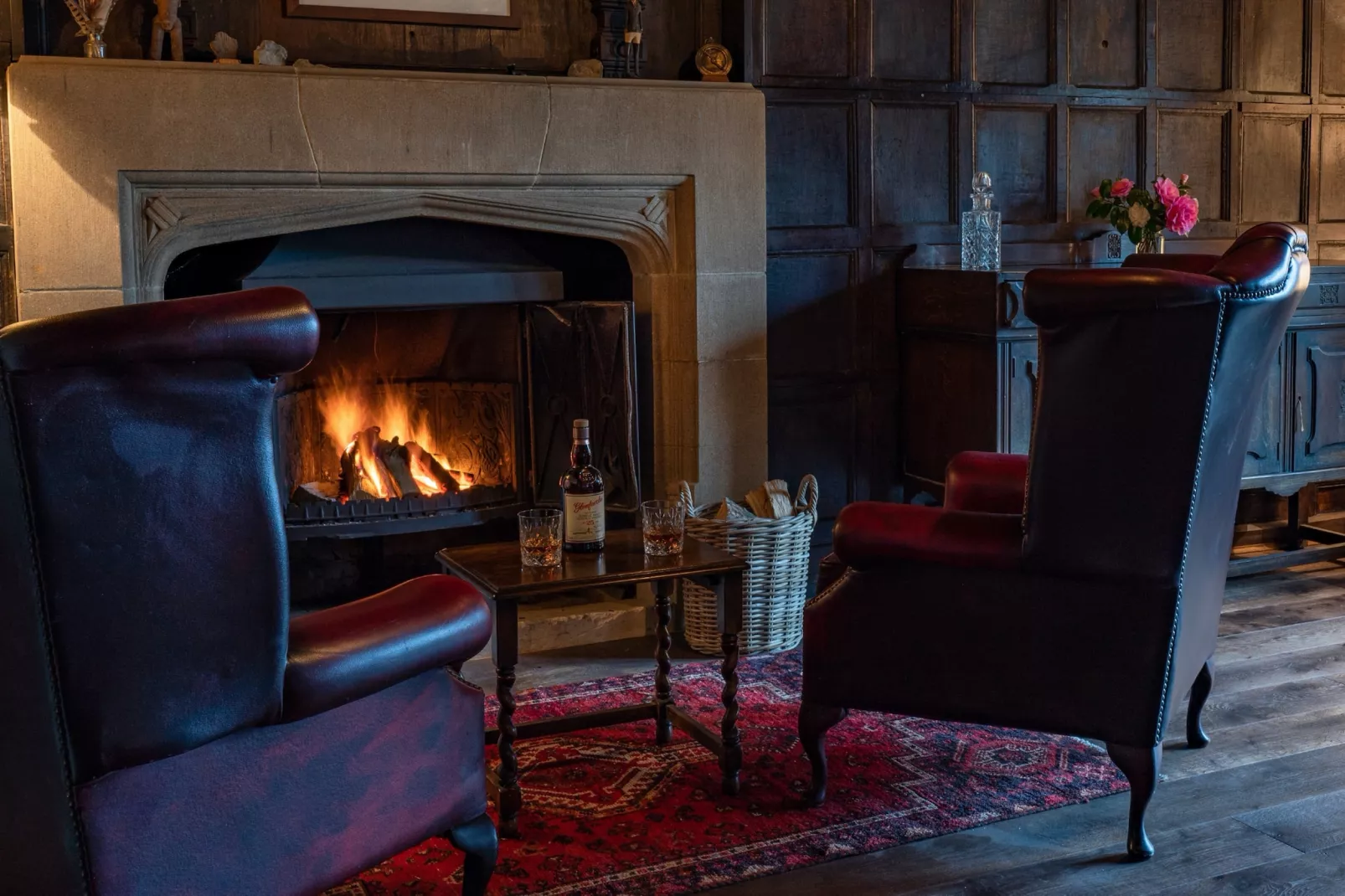 Lower Aylescott Farmhouse-Woonkamer