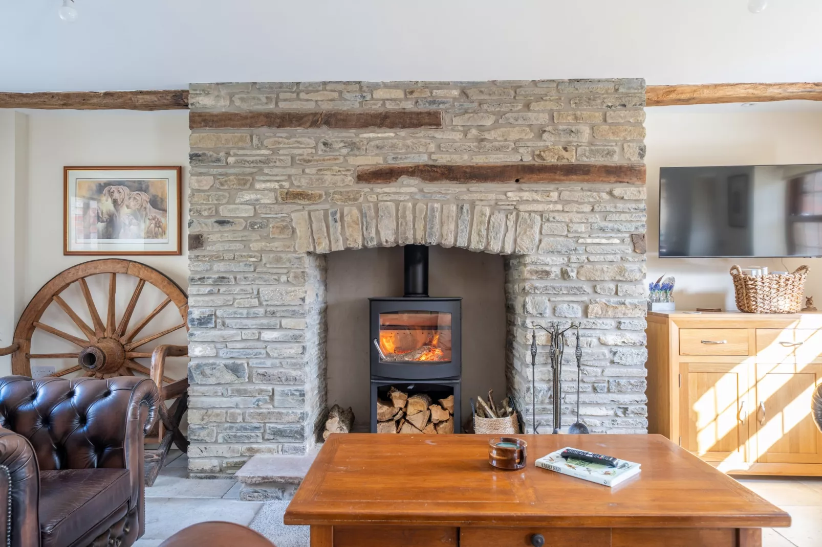 Coygen Cottage-Woonkamer