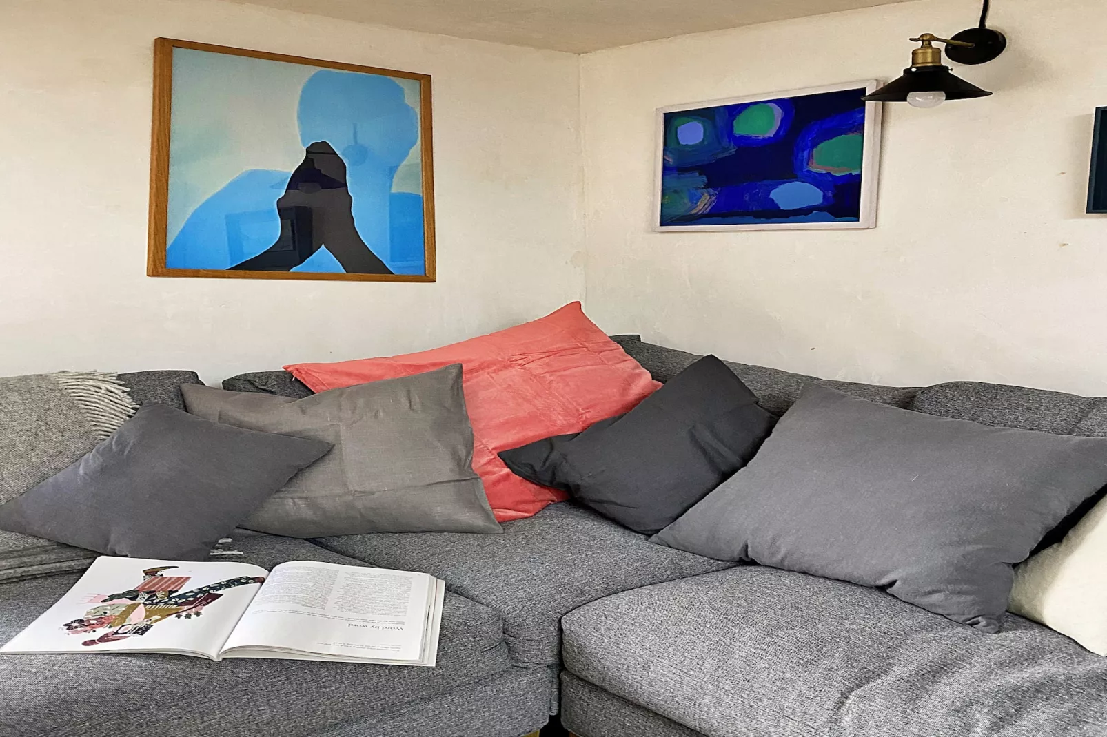 Calm Cottage, Kingsand-Woonkamer