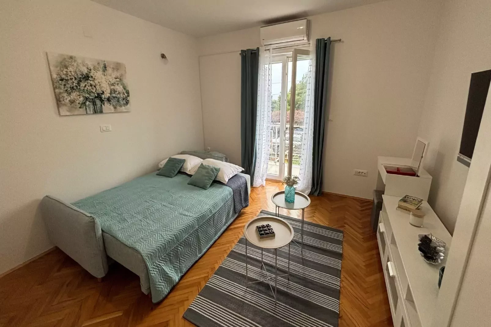 Apartmani Vela Makarska - Classic One Bedroom Apartment-Woonkamer