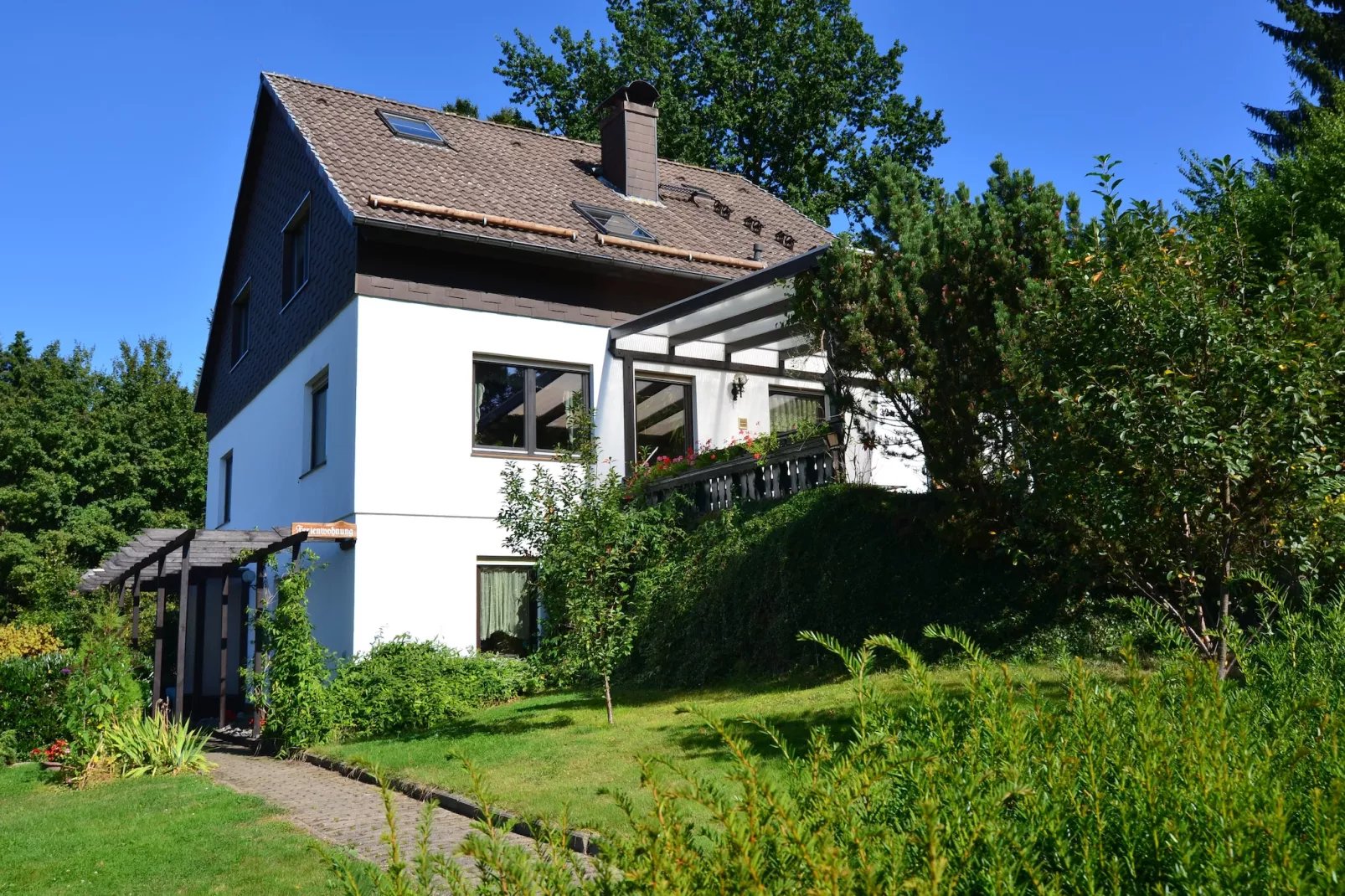 Am Berg-Buitenkant zomer