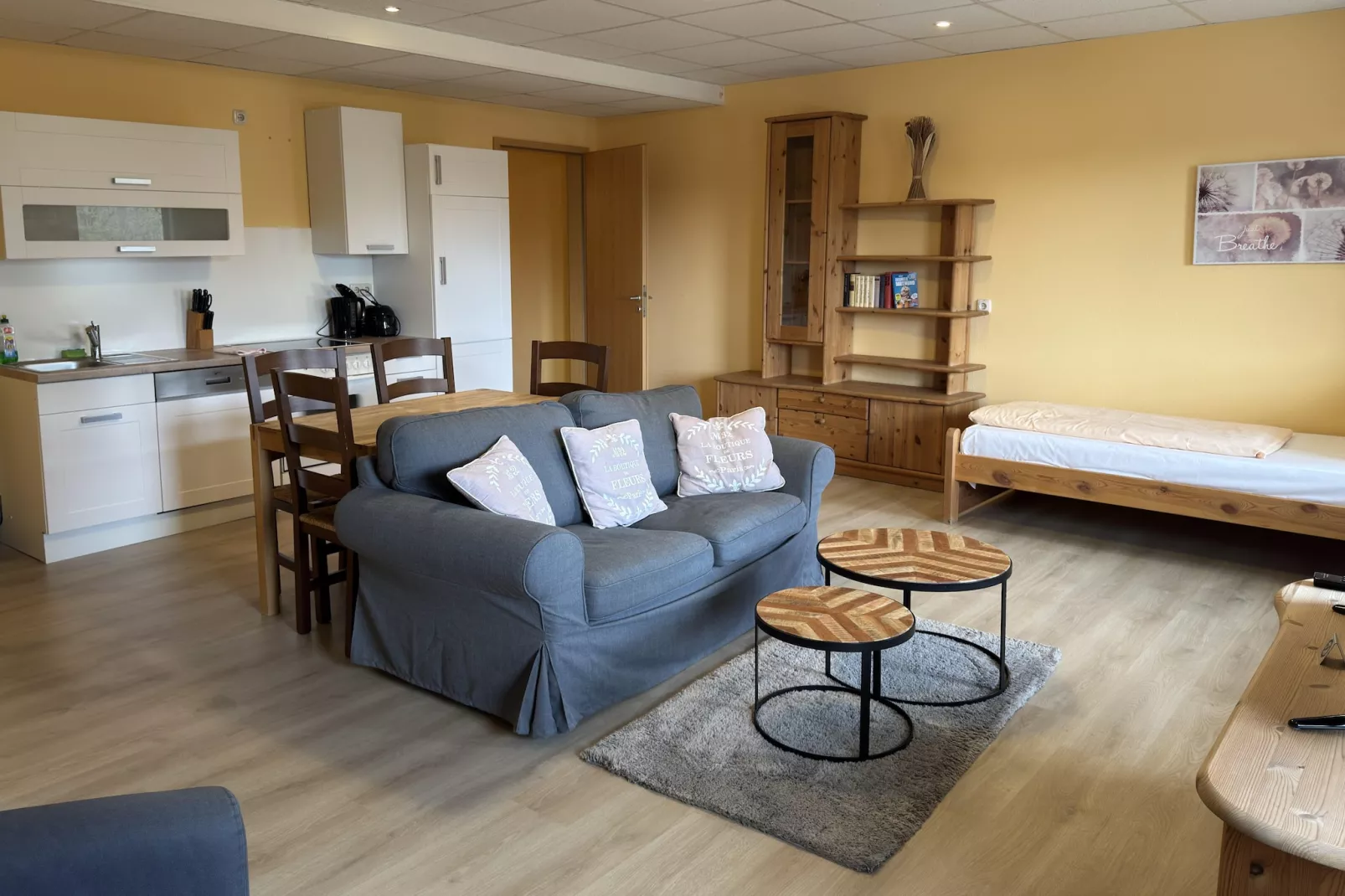 Residence Park am Schweriner See / 2-Raum-App im 2 Stock 60 qm-Woonkamer